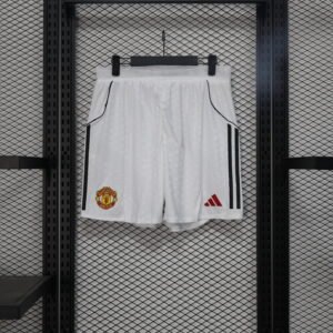 Manchester United White Shorts 2025