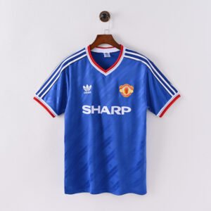 Manchester United Retro 1986 Blue Jersey