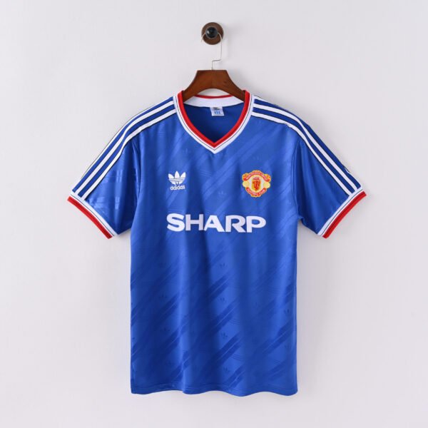 Manchester United Retro 1986 Blue Jersey