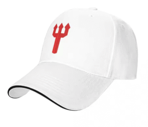 Manchester United White Hat With Icon