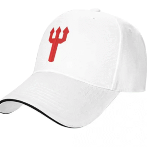 Manchester United White Hat With Icon