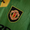 Manchester United Retro 1992/94 Green and Yellow Jersey - Image 3